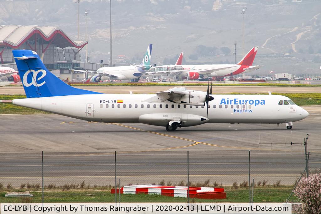 EC-LYB, 1998 ATR 72-212A C/N 550, Air Europa Express ATR 72