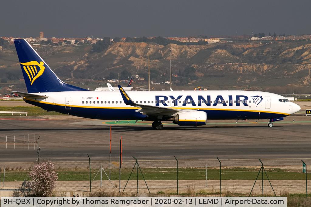 9H-QBX, 2016 Boeing 737-8AS C/N 61580, Ryanair (Malta Air) Boeing 737-800