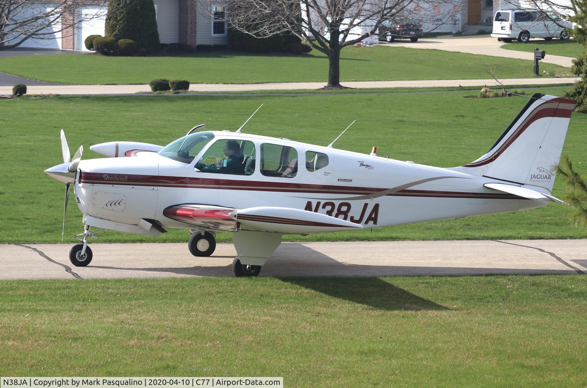 N38JA, 1963 Beech 35-B33 Debonair C/N CD-602, Beech B33
