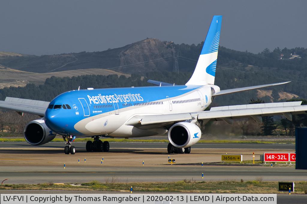 LV-FVI, 2015 Airbus A330-202 C/N 1623, Aerolineas Argentinas Airbus A330-200