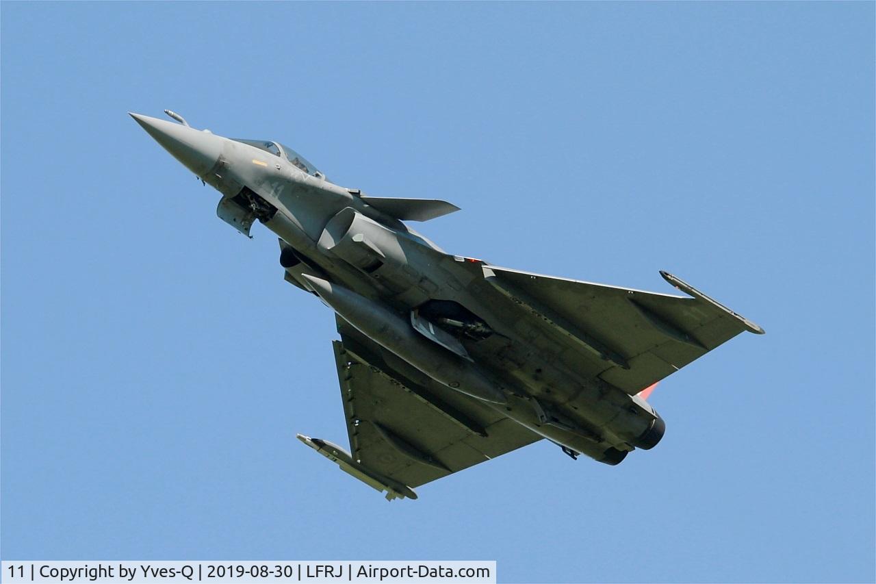 11, Dassault Rafale M C/N 11, Dassault Rafale M, Go arround rwy 26 Landivisiau naval air base (LFRJ)