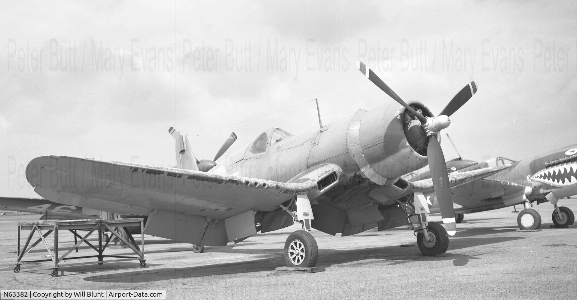 N63382, 1945 Goodyear FG-1D Corsair C/N 2900, 1960s