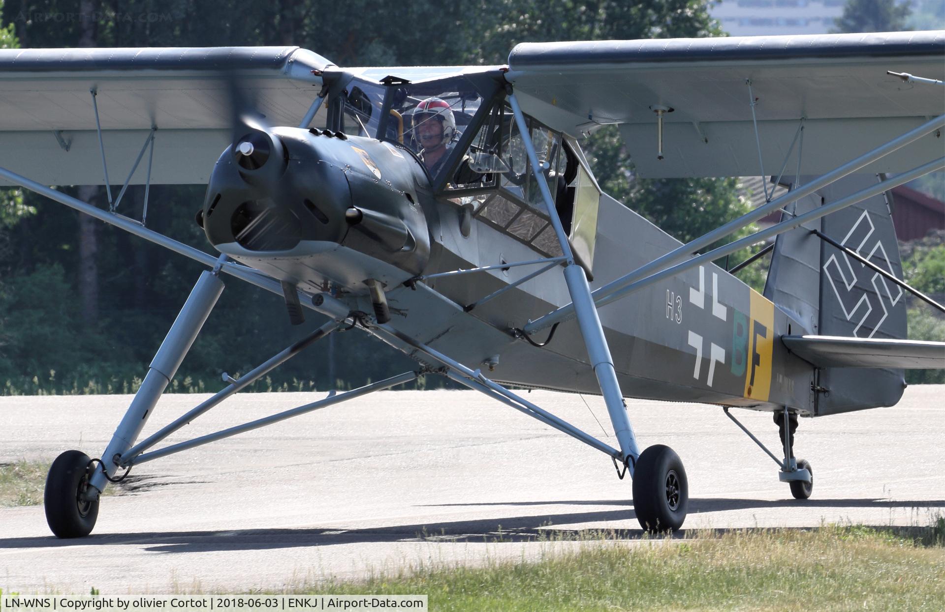LN-WNS, 1949 Morane-Saulnier MS-500 Criquet C/N 394, 2018 airshow
