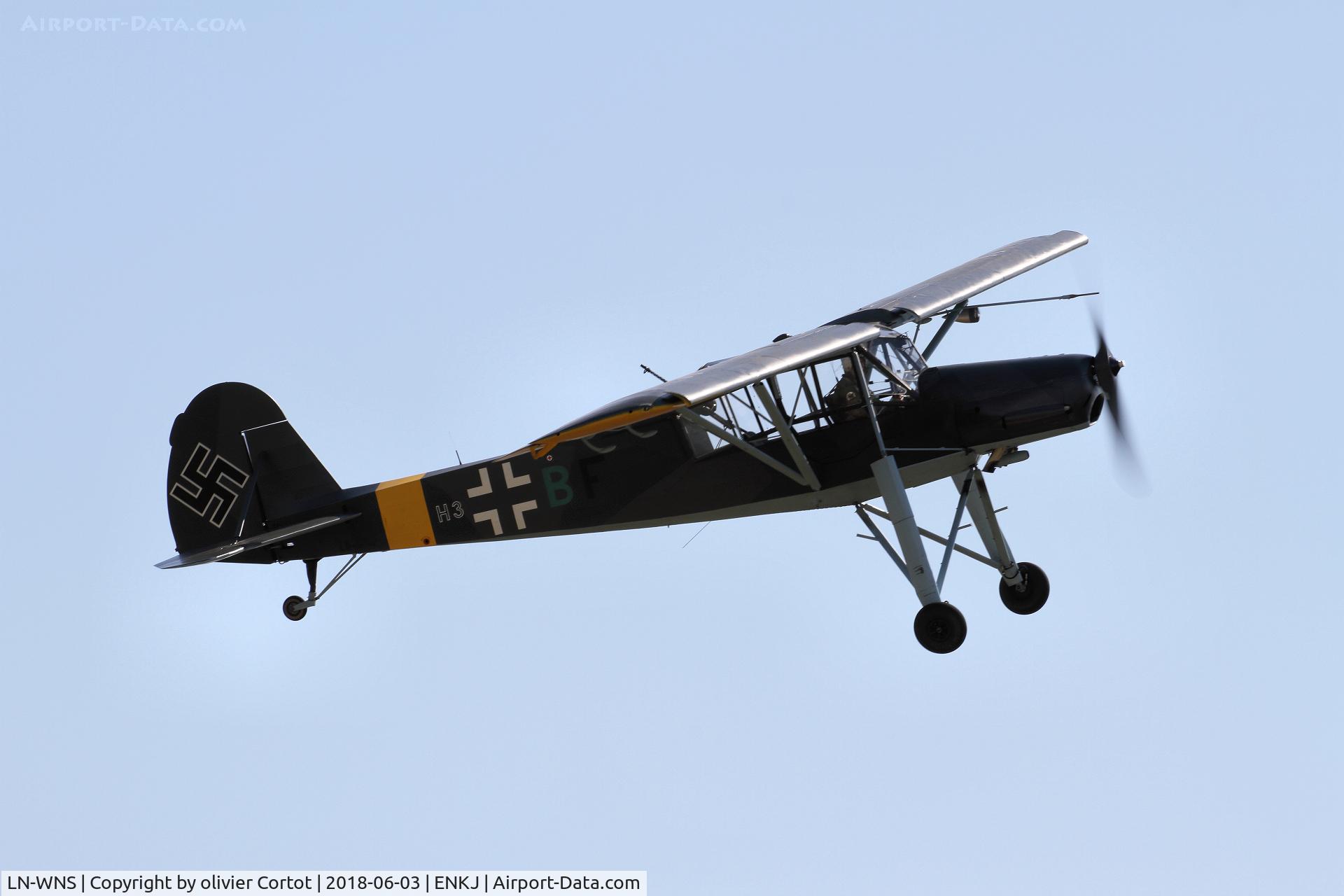 LN-WNS, 1949 Morane-Saulnier MS-500 Criquet C/N 394, 2018 airshow