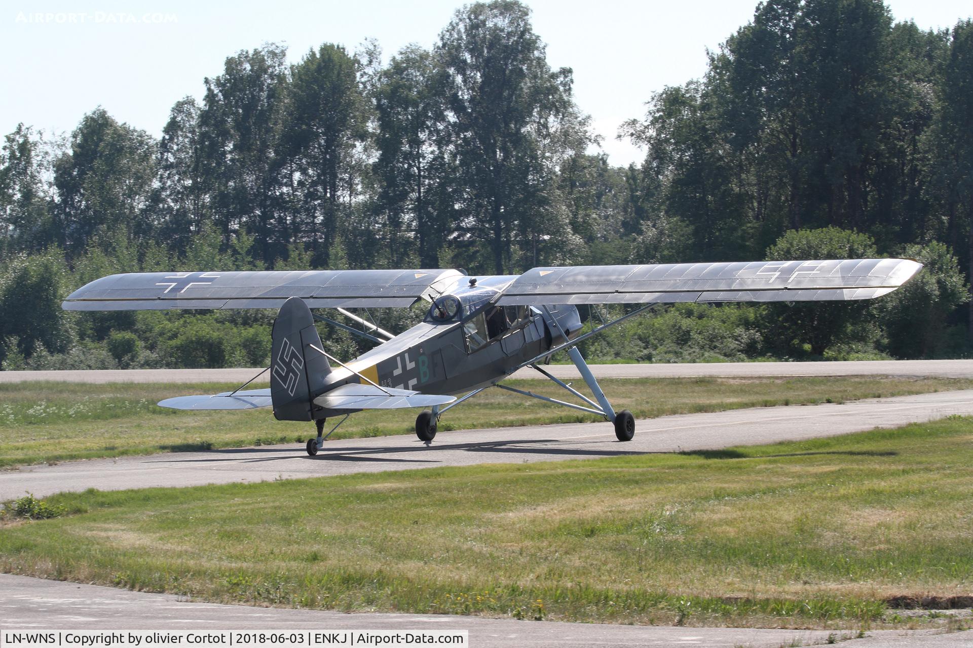 LN-WNS, 1949 Morane-Saulnier MS-500 Criquet C/N 394, 2018 airshow