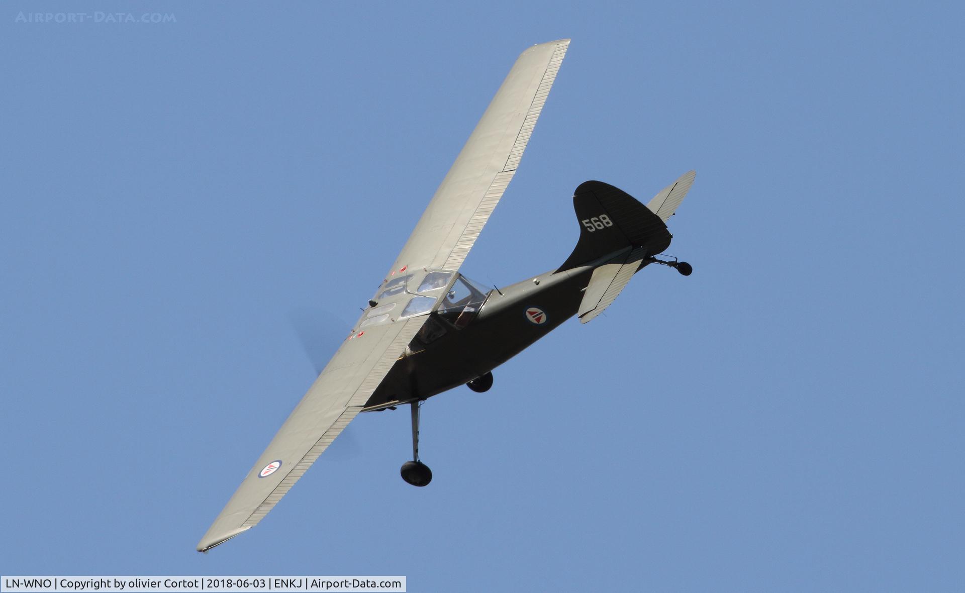 LN-WNO, 1957 Cessna 305C C/N 24568, 2018 airshow