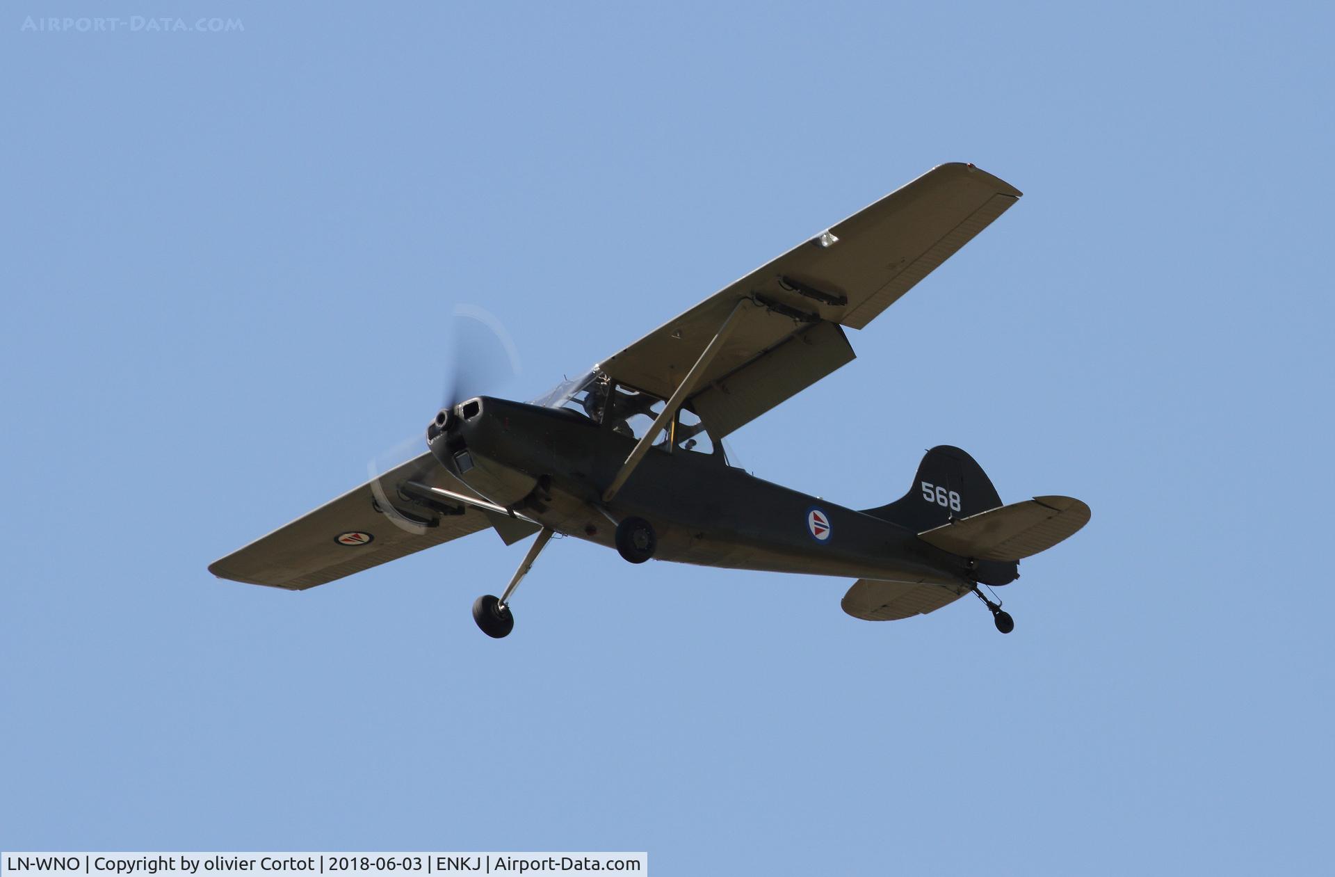 LN-WNO, 1957 Cessna 305C C/N 24568, 2018 airshow
