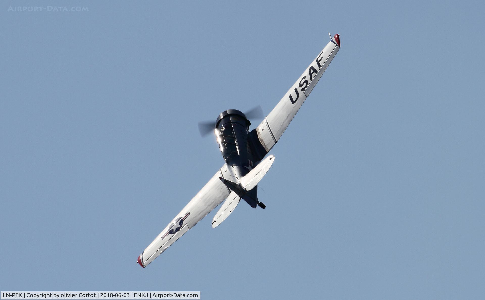 LN-PFX, 1954 Canadian Car & Foundry T-6 Harvard Mk.4 C/N CCF4-194, 2018 airshow
