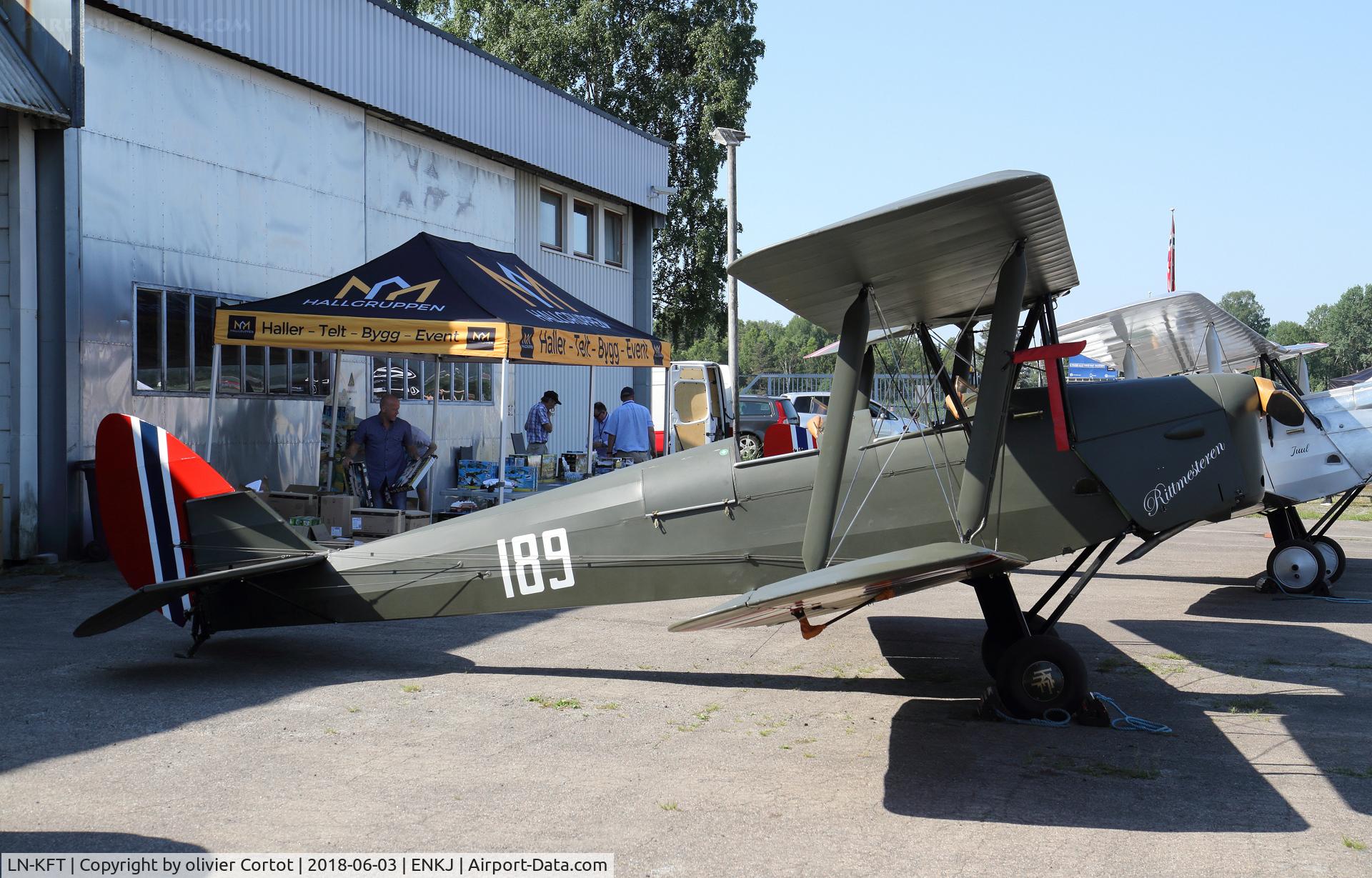 LN-KFT, 1934 De Havilland (Kjeller) DH-82A C/N 185, 2018 airshow
