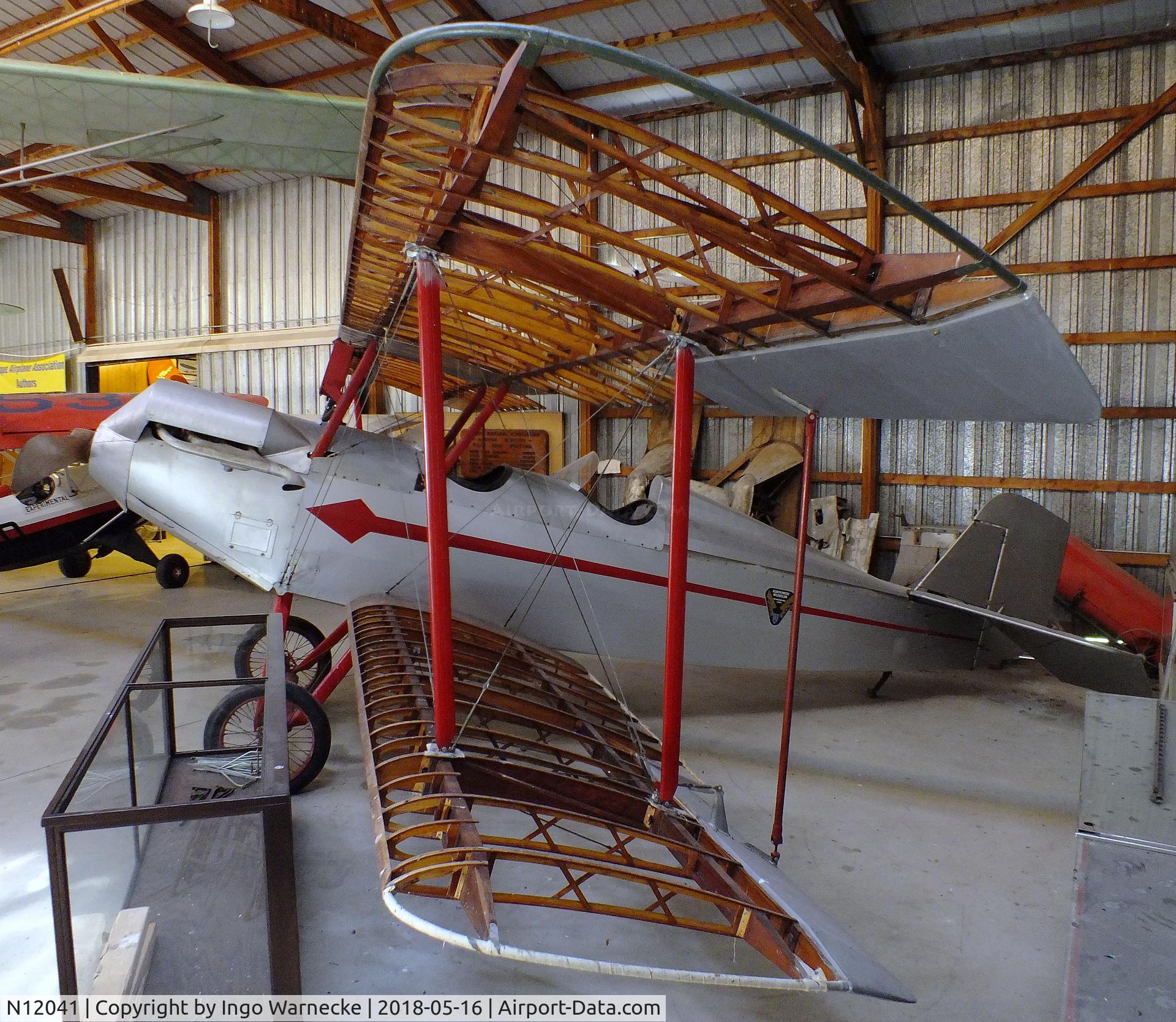 N12041, 1932 Anderson Model Z C/N unknown_n12041, Anderson Model Z, being restored at the Airpower Museum at Antique Airfield, Blakesburg/Ottumwa IA