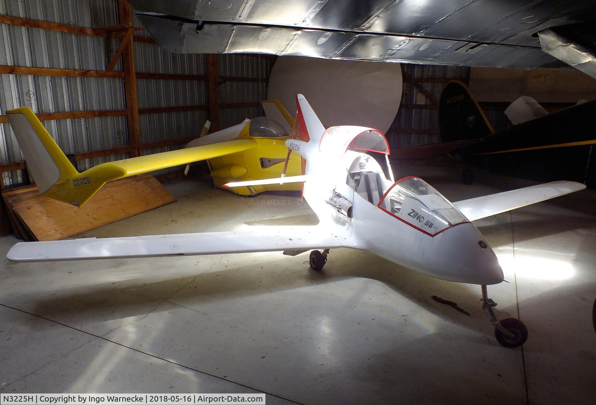 N3225H, 1984 Bede BD-5B C/N 3033, Bede (Walter Leo W) BD-5B at the Airpower Museum at Antique Airfield, Blakesburg/Ottumwa IA