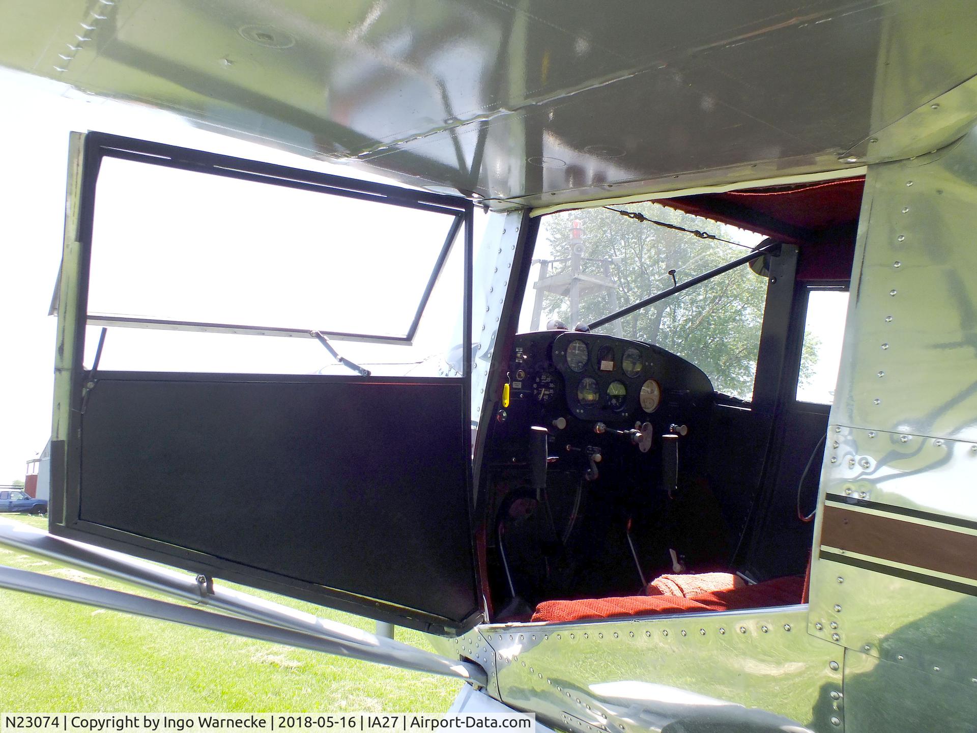 N23074, 1939 Luscombe 8A C/N 998, Luscombe 8A Master at Antique Airfield, Blakesburg/Ottumwa IA