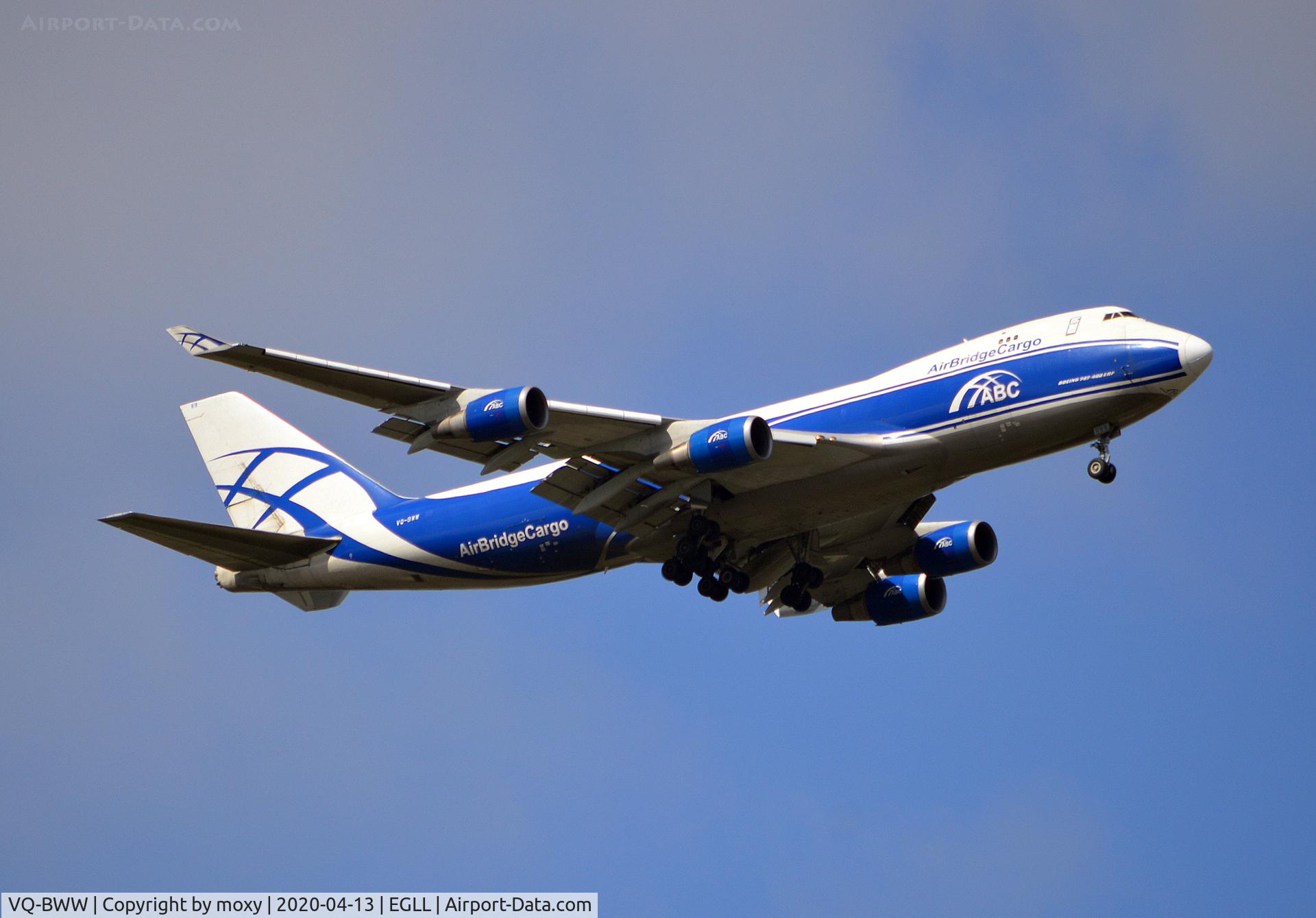 VQ-BWW, 2008 Boeing 747-428F/ER/SCD C/N 35233, Boeing 747-428F/ER/SCD on finals to London Heathrow.