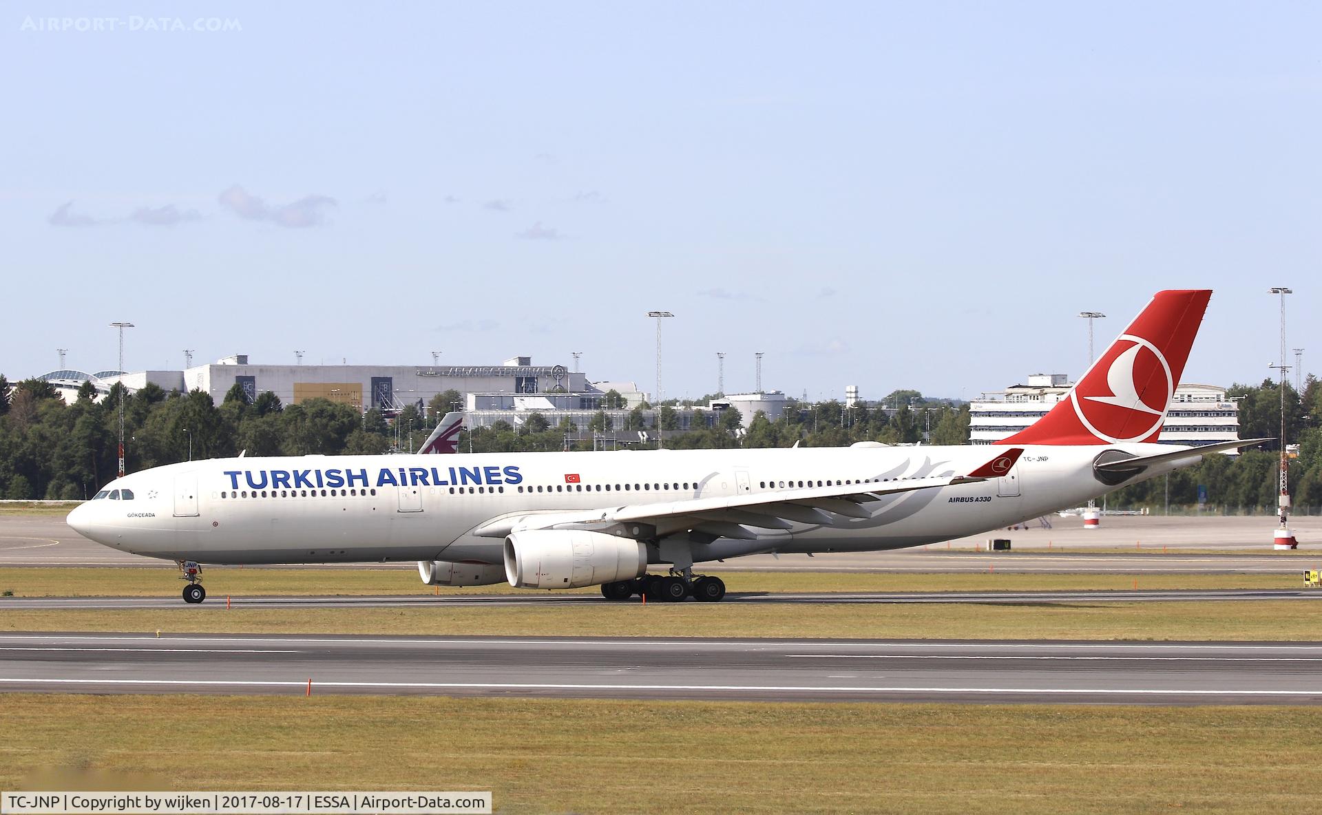 TC-JNP, 2012 Airbus A330-343 C/N 1307, RWY 19L