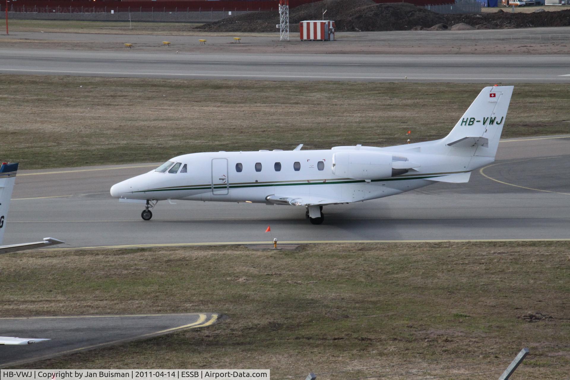 HB-VWJ, 2001 Cessna 560 Citation Excel C/N 560-5217, TAG Aviation SA