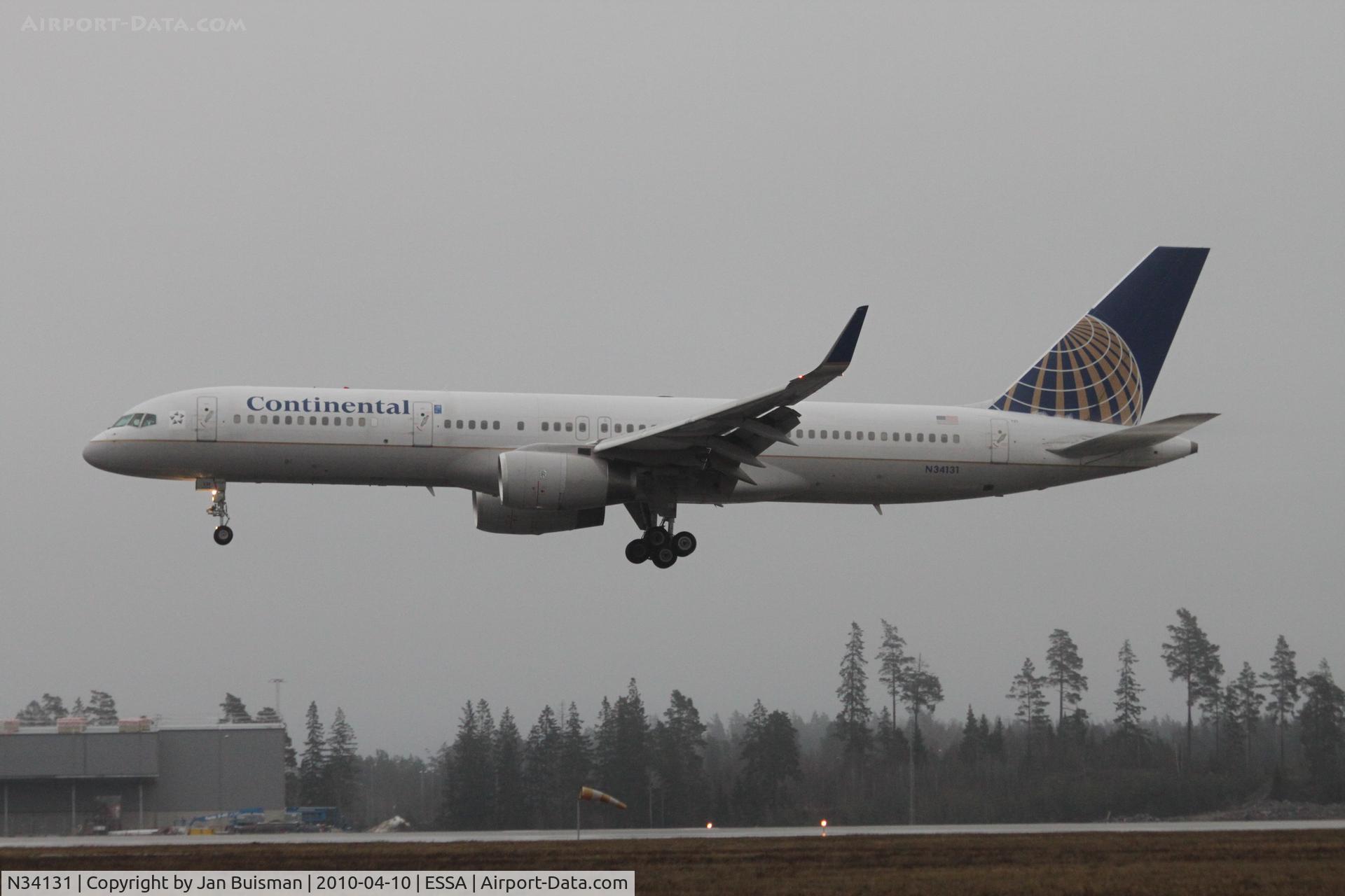 N34131, 1998 Boeing 757-224 C/N 28971, Continental Airlines