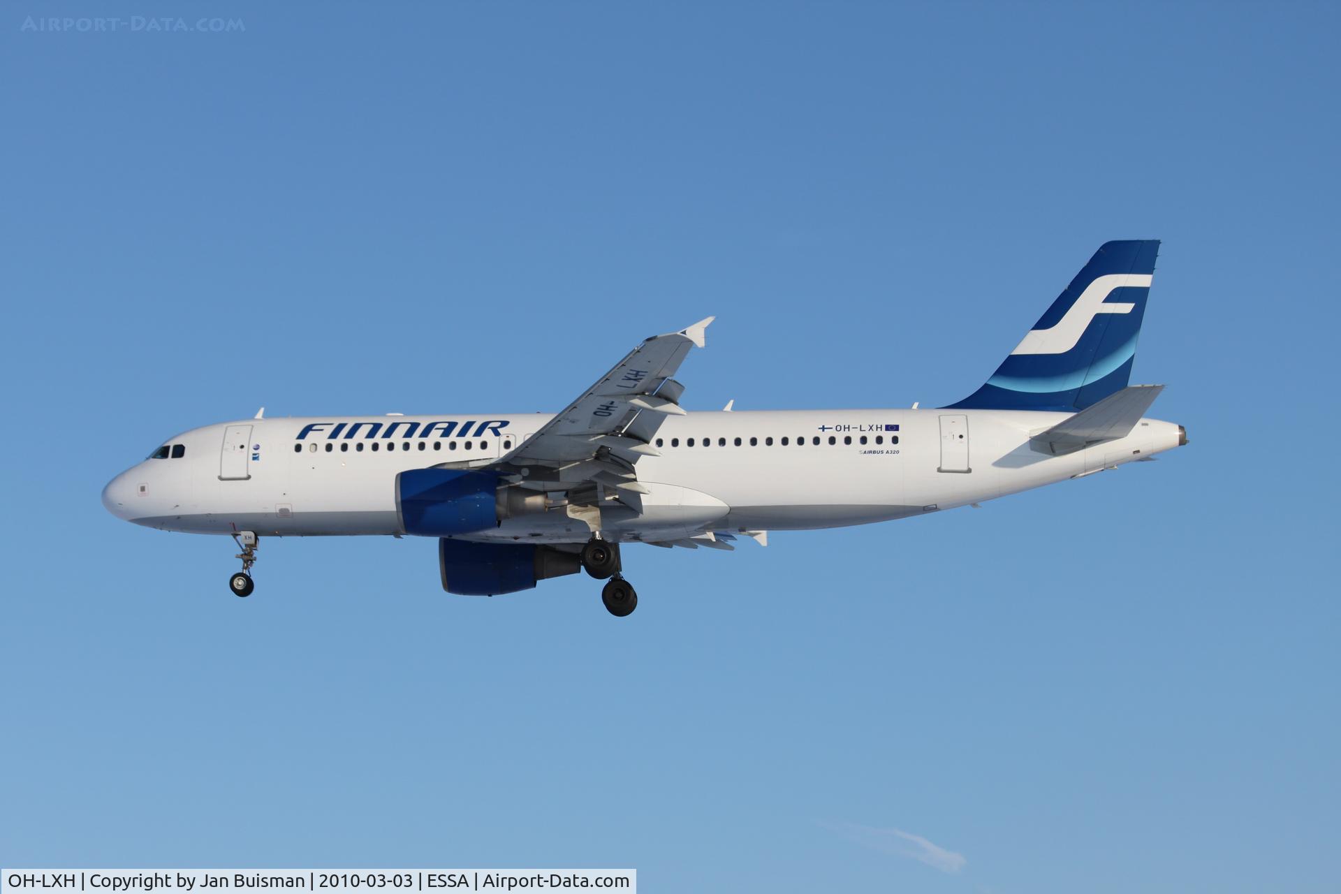 OH-LXH, 2002 Airbus A320-214 C/N 1913, Finnair
