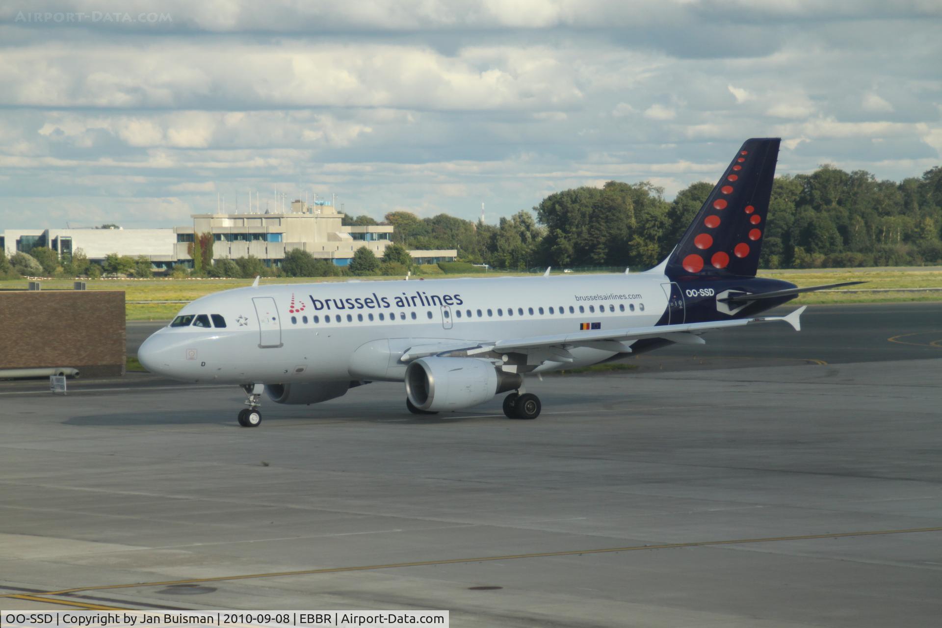 OO-SSD, 1999 Airbus A319-112 C/N 1102, Brussels Airlines
