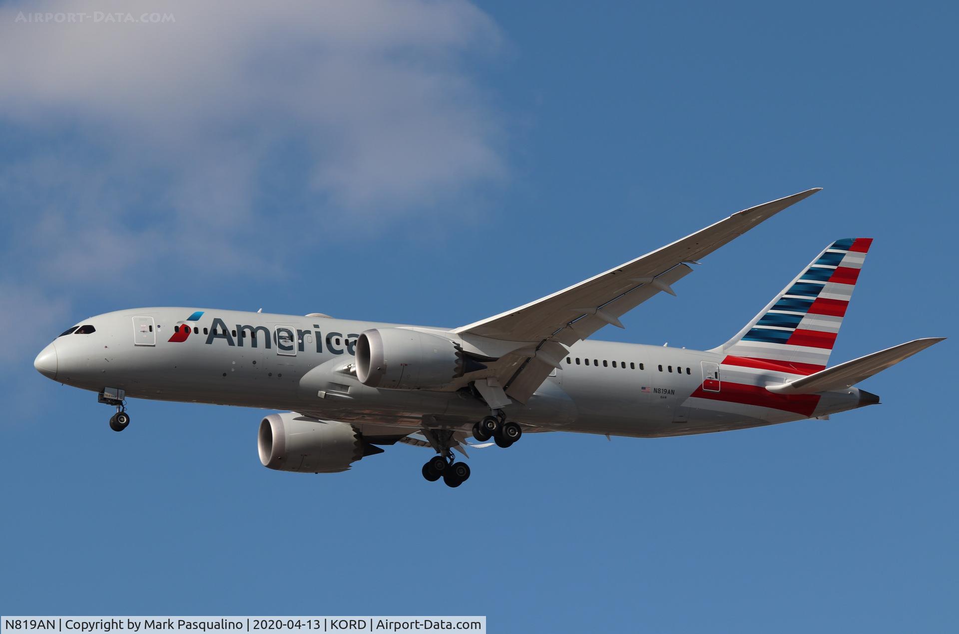 N819AN, 2017 Boeing 787-8 Dreamliner Dreamliner C/N 40637, Boeing 787-8