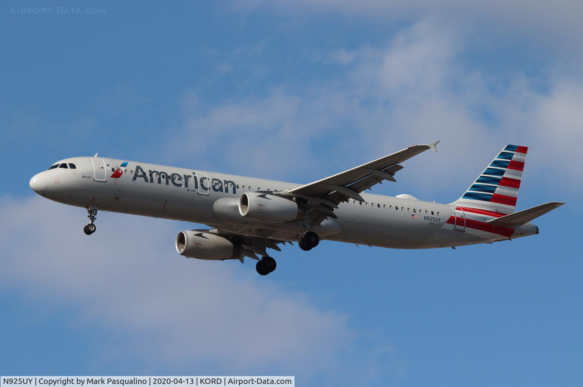 N925UY, 2015 Airbus A321-231 C/N 6613, Airbus A321-231