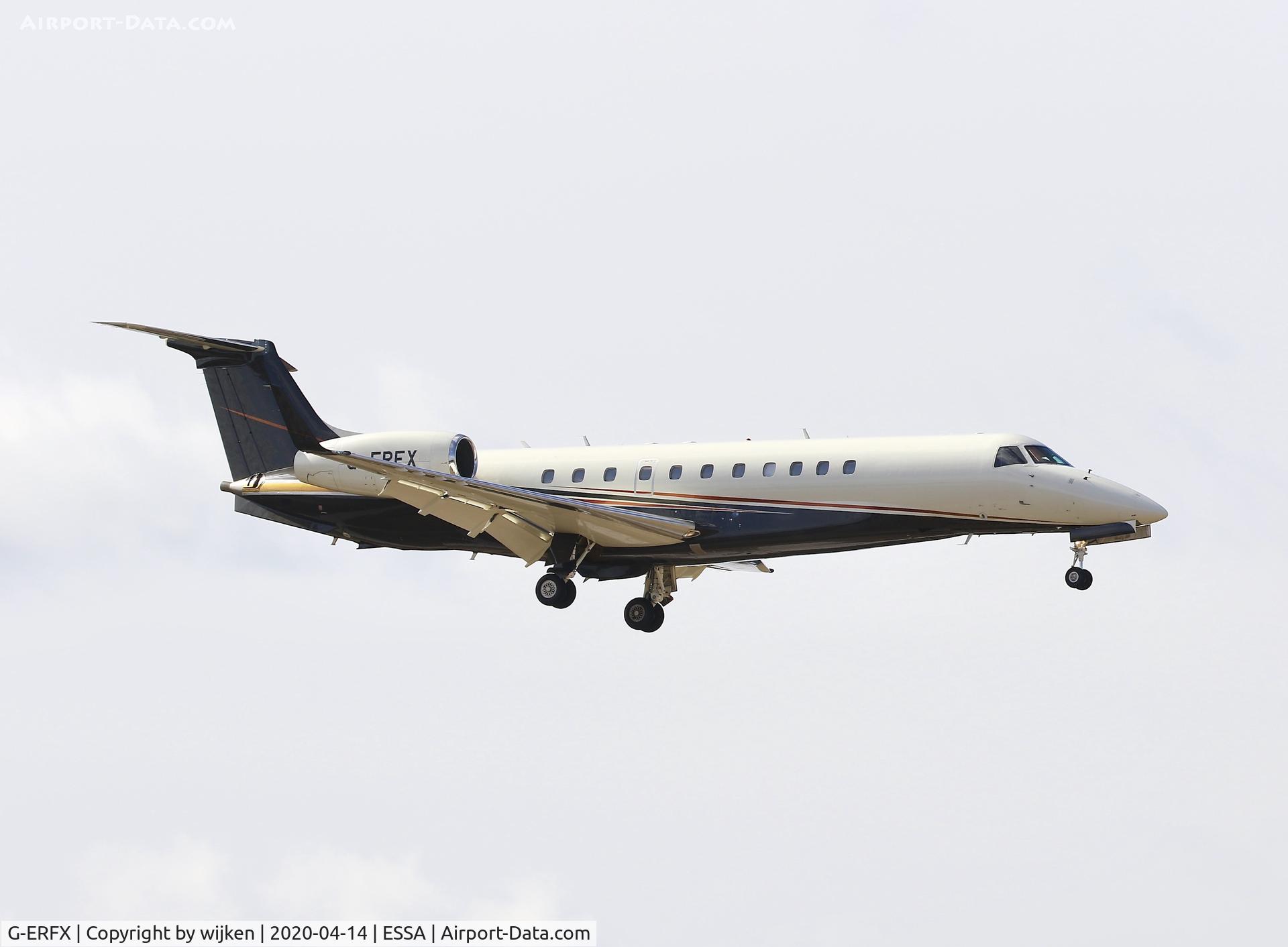 G-ERFX, 2006 Embraer EMB-135BJ Legacy C/N 14500952, RWY 01L