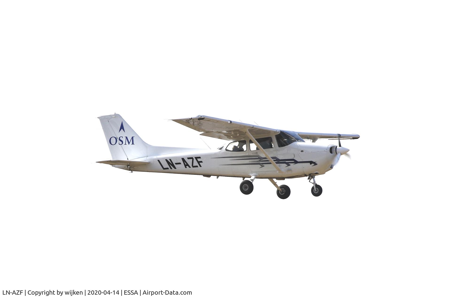 LN-AZF, 2019 Cessna 172S Skyhawk C/N 172S12245, RWY 01L