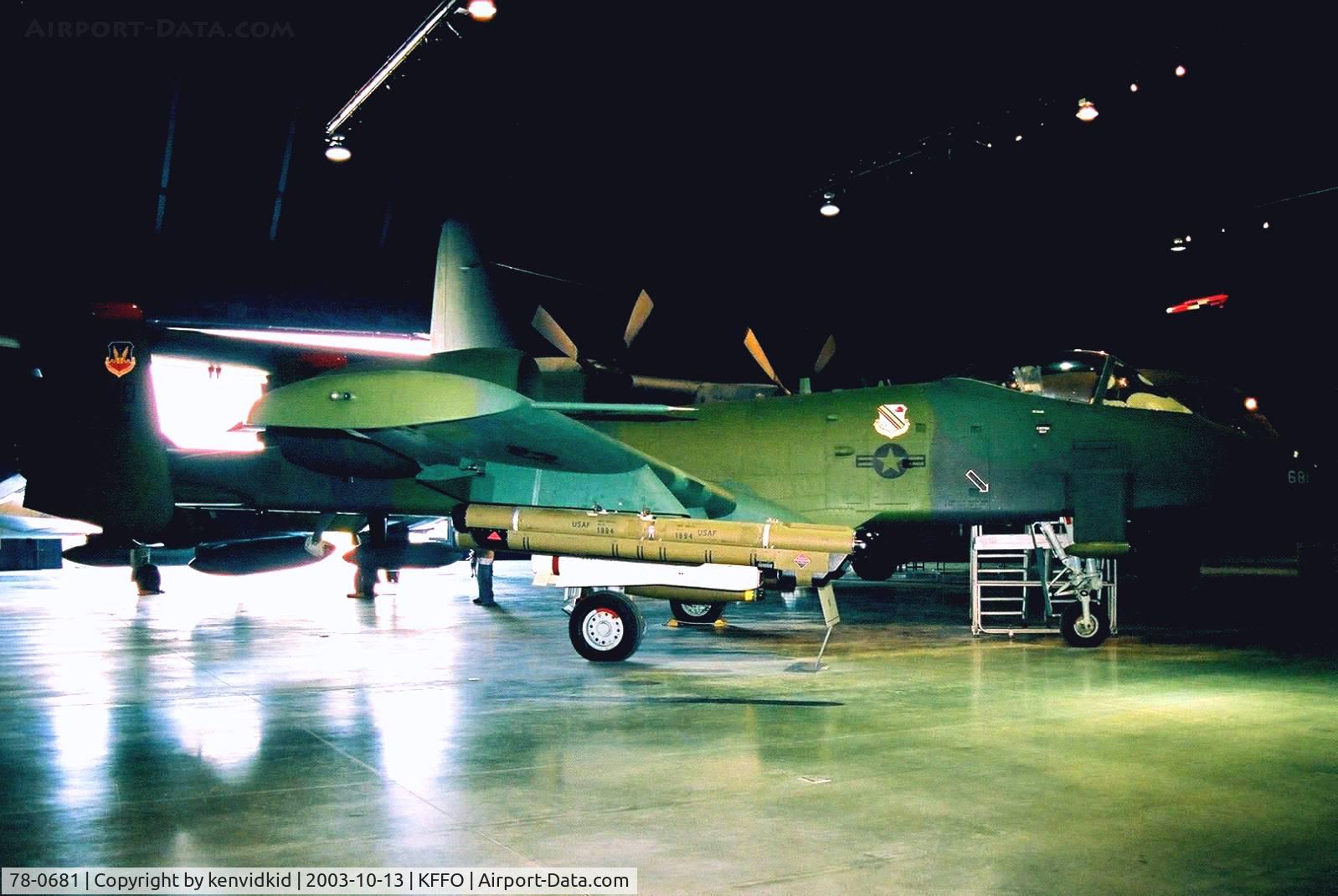 78-0681, 1978 Fairchild Republic A-10A Thunderbolt II C/N A10-0301, At the Museum of the United States Air Force Dayton Ohio.