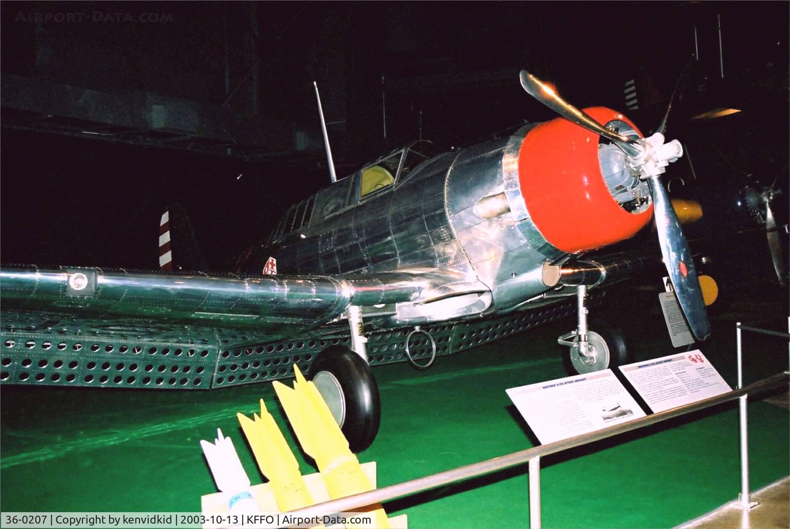 36-0207, 1936 Northrop A-17A C/N 234, At the Museum of the United States Air Force Dayton Ohio.