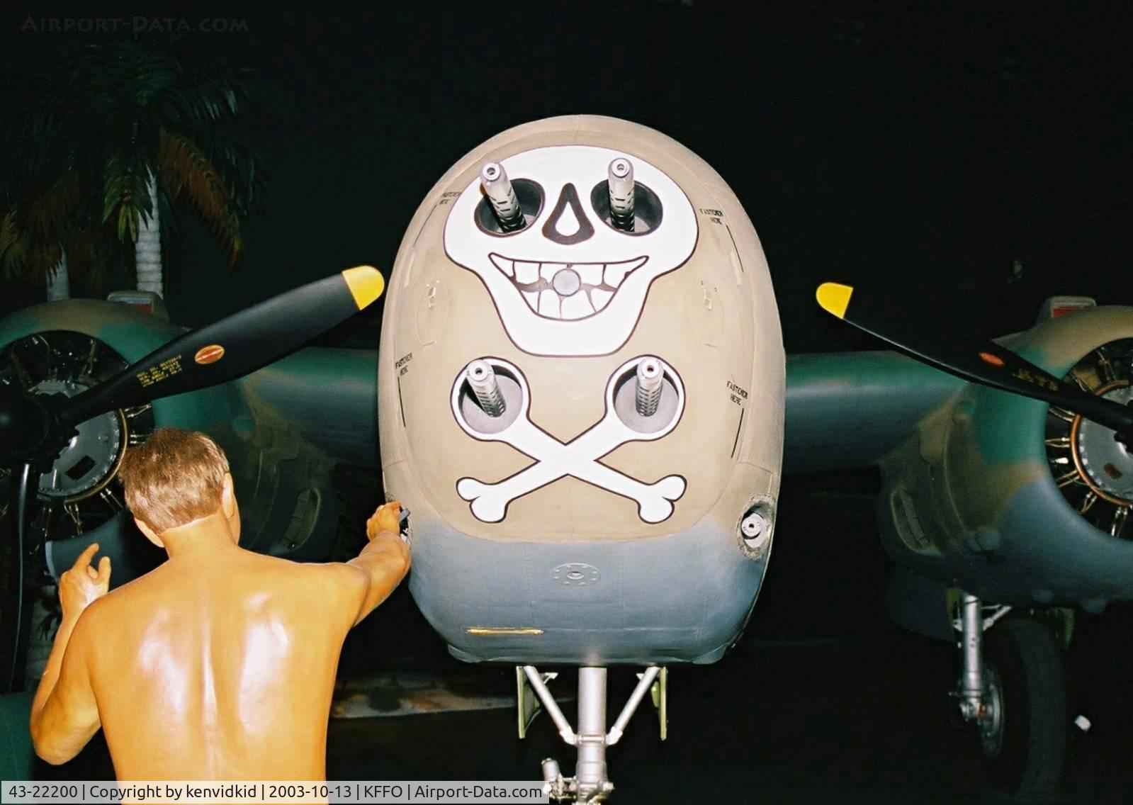 43-22200, 1943 Douglas A-20G Havoc C/N 21847, At the Museum of the United States Air Force Dayton Ohio.