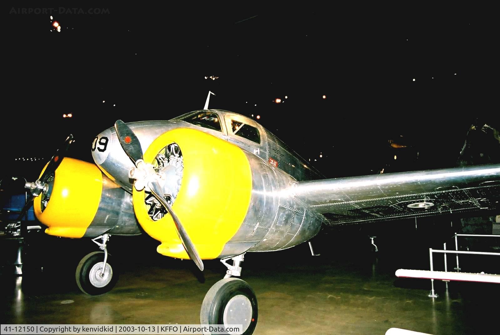 41-12150, 1941 Curtiss AT-9 Jeep C/N 362, At the Museum of the United States Air Force Dayton Ohio.