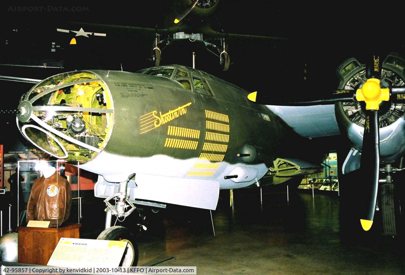 42-95857, Martin B-26G Marauder C/N 8701, At The Museum of the United States Air Force Dayton Ohio.