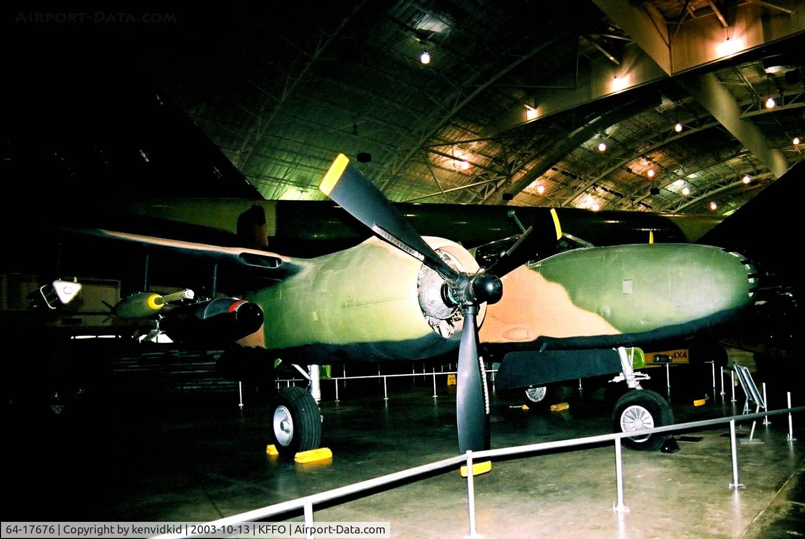 64-17676, 1971 Douglas-On Mark B-26K Counter Invader C/N 7309 (was 41-39596), At The Museum of the United States Air Force Dayton Ohio.