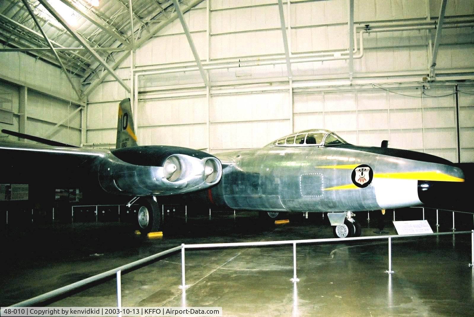 48-010, 1948 North American B-45C Tornado C/N 153-38486, At The Museum of the United States Air Force Dayton Ohio.
