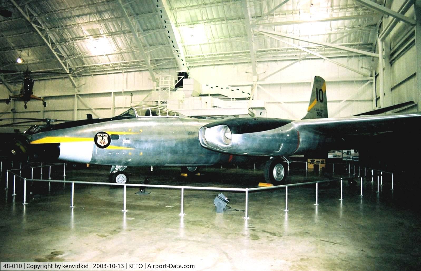 48-010, 1948 North American B-45C Tornado C/N 153-38486, At The Museum of the United States Air Force Dayton Ohio.