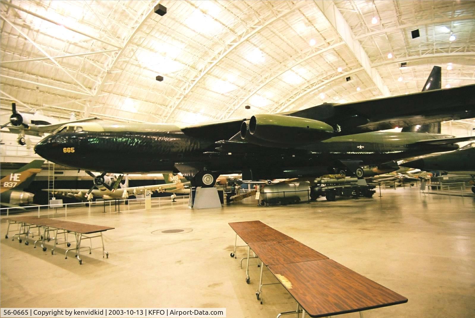 56-0665, 1956 Boeing B-52D-30-BW Stratofortress C/N 464036, At The Museum of the United States Air Force Dayton Ohio.
