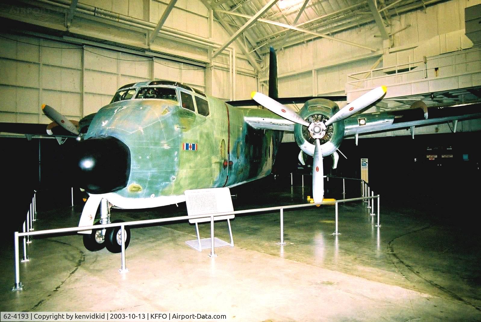 62-4193, 1962 De Havilland Canada C-7B Caribou C/N 138, At The Museum of the United States Air Force Dayton Ohio.