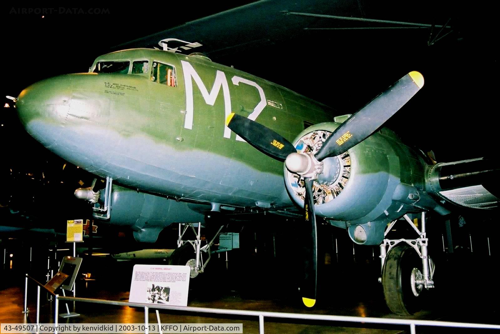 43-49507, 1943 Douglas C-47B-15-DK Skytrain C/N 26768, At The Museum of the United States Air Force Dayton Ohio. Painted as 43-15174.