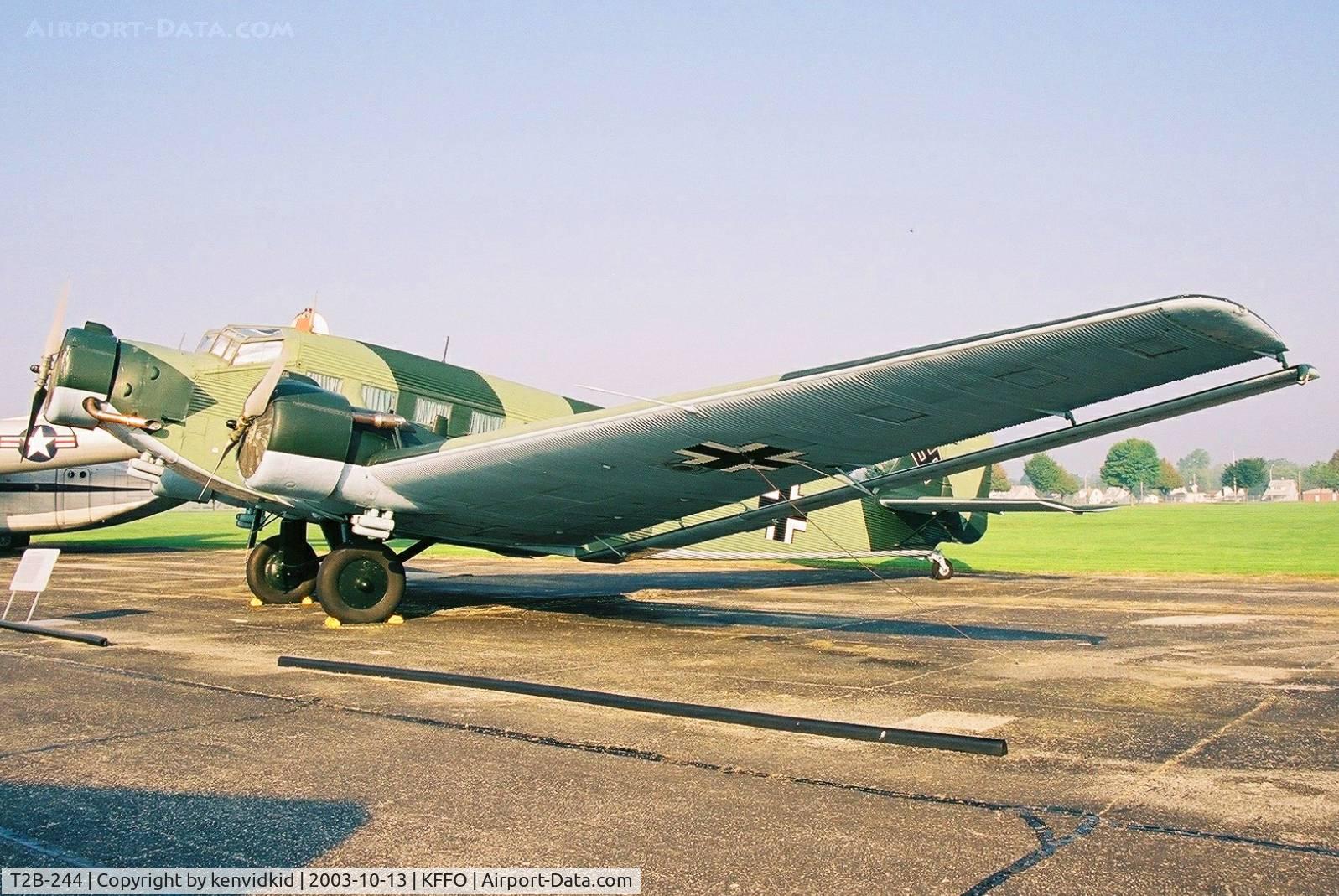 T2B-244, Junkers (CASA) 352L (Ju-52) C/N 135, At The Museum of the United States Air Force Dayton Ohio.