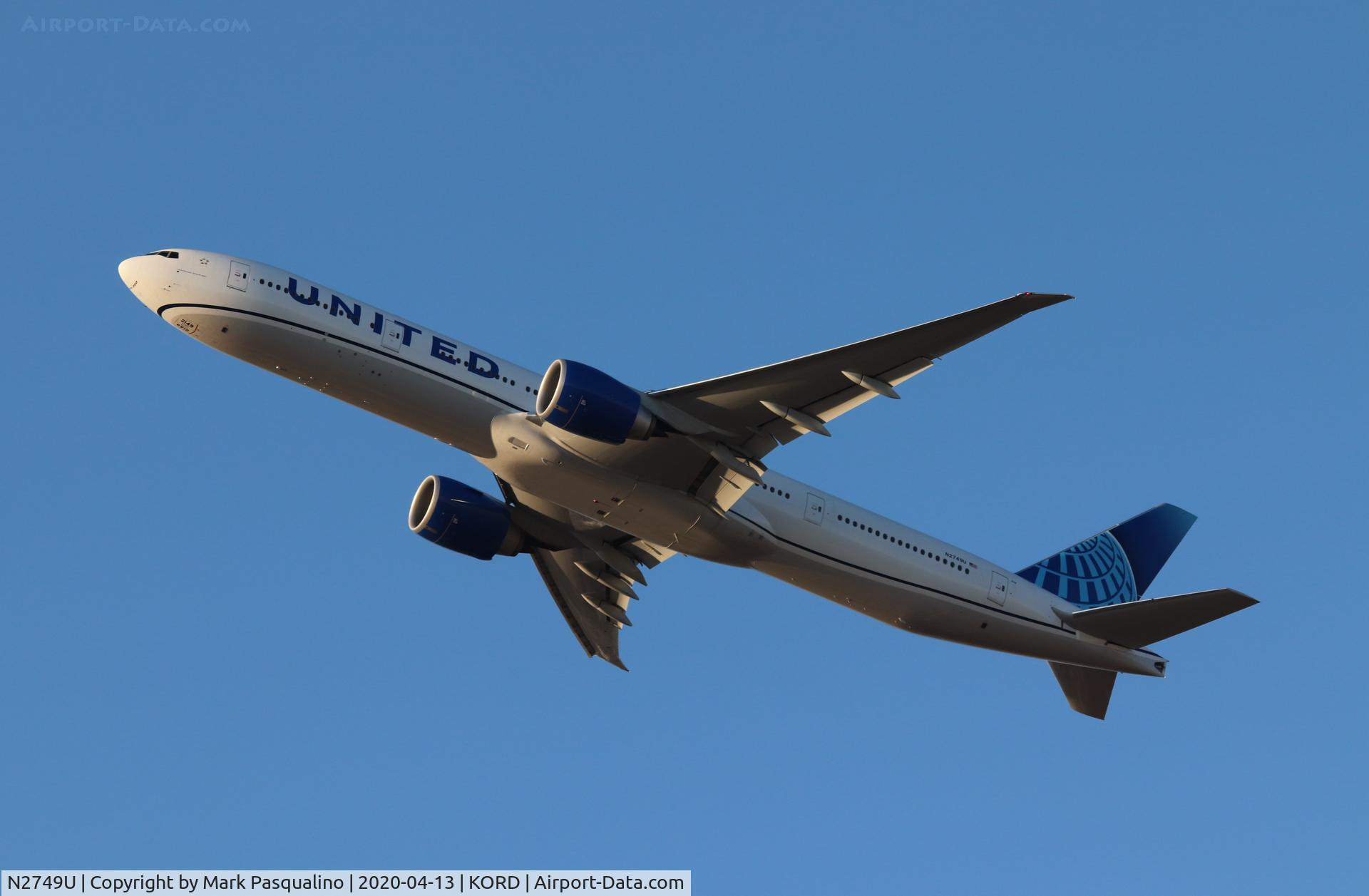 N2749U, 2019 Boeing 777-300/ER C/N 66589, Boeing 777-322/ER