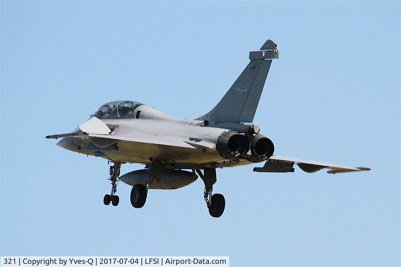 321, 2007 Dassault Rafale B C/N 321, Dassault Rafale B, On final rwy 29, St Dizier-Robinson Air Base 113 (LFSI)