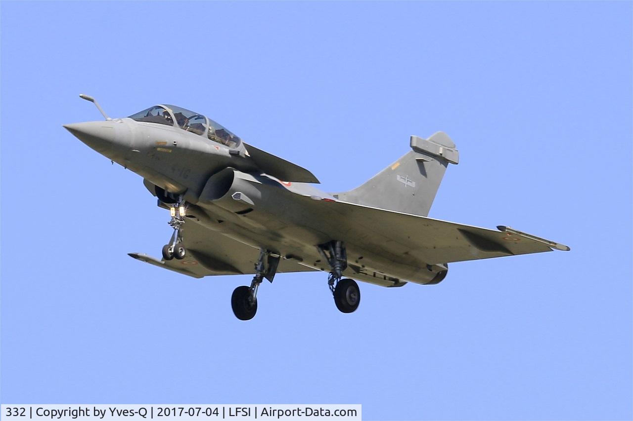 332, Dassault Rafale B C/N 332, Dassault Rafale B, On final rwy 29, St Dizier-Robinson Air Base 113 (LFSI)