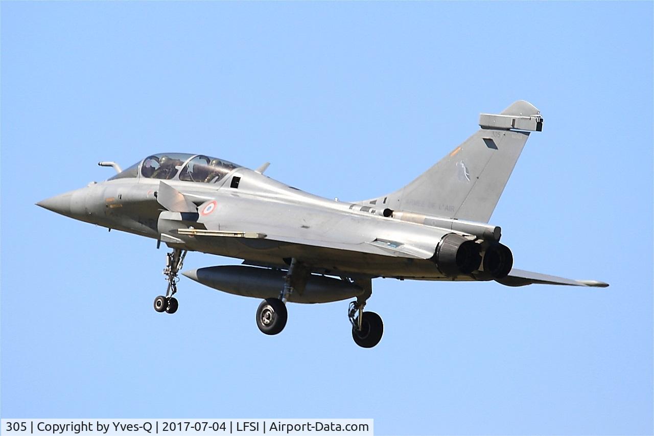 305, Dassault Rafale B C/N 305, Dassault Rafale B, On final rwy 29, St Dizier-Robinson Air Base 113 (LFSI)