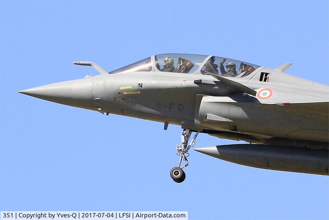 351, 2014 Dassault Rafale B C/N 351, Dassault Rafale B, On final rwy 29, St Dizier-Robinson Air Base 113 (LFSI)