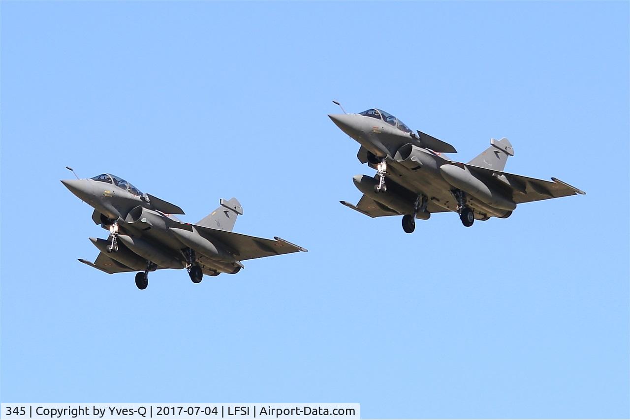 345, Dassault Rafale B C/N 345, Dassault Rafale B, Short approach rwy 29, St Dizier-Robinson Air Base 113 (LFSI)