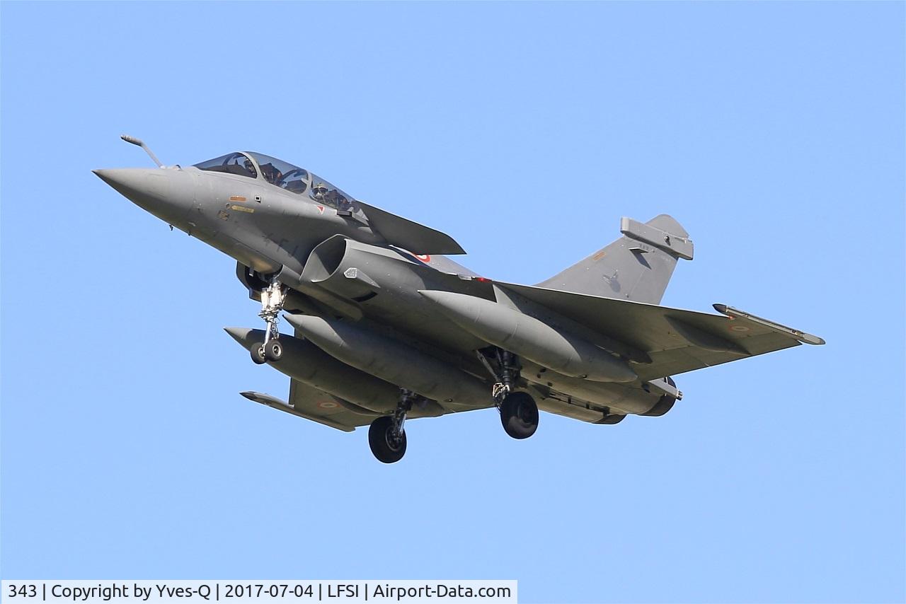 343, Dassault Rafale B C/N 343, Dassault Rafale B, Short approach rwy 29, St Dizier-Robinson Air Base 113 (LFSI)