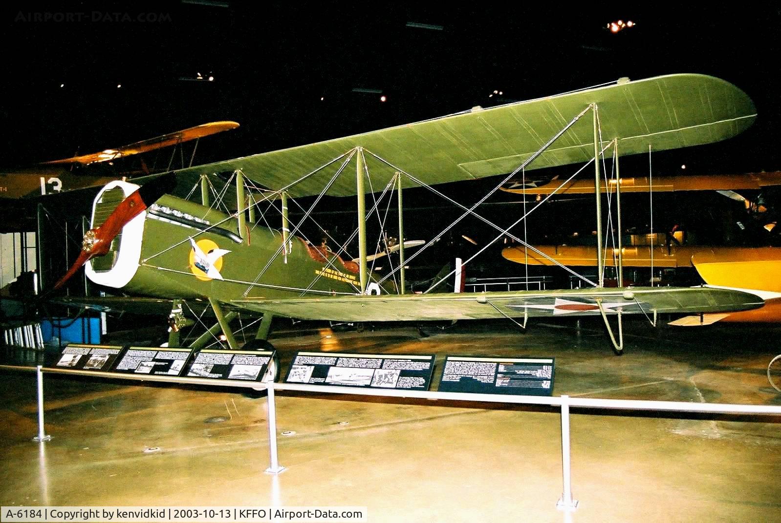 A-6184, Dayton-Wright DH-4 (replica) C/N Not found A-6184, At The Museum of the United States Air Force Dayton Ohio.