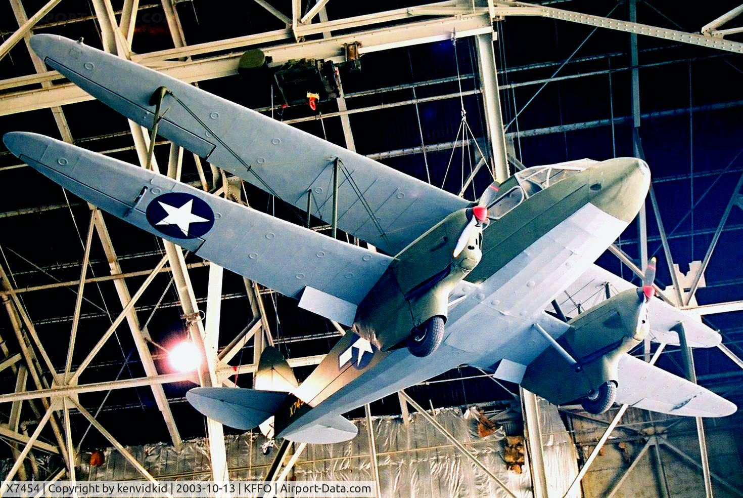 X7454, 1941 De Havilland DH-89A Dominie/Dragon Rapide C/N 6596, At The Museum of the United States Air Force Dayton Ohio.