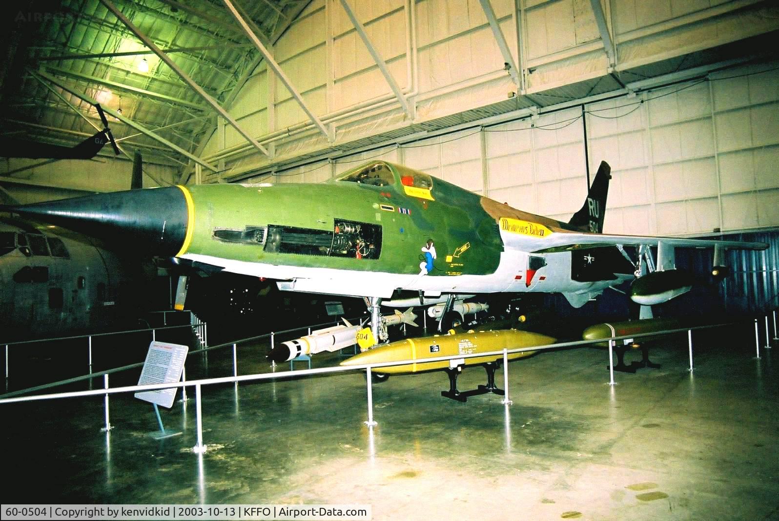 60-0504, 1961 Republic F-105D Thunderchief C/N D192, At the Museum of the United States Air Force Dayton Ohio.