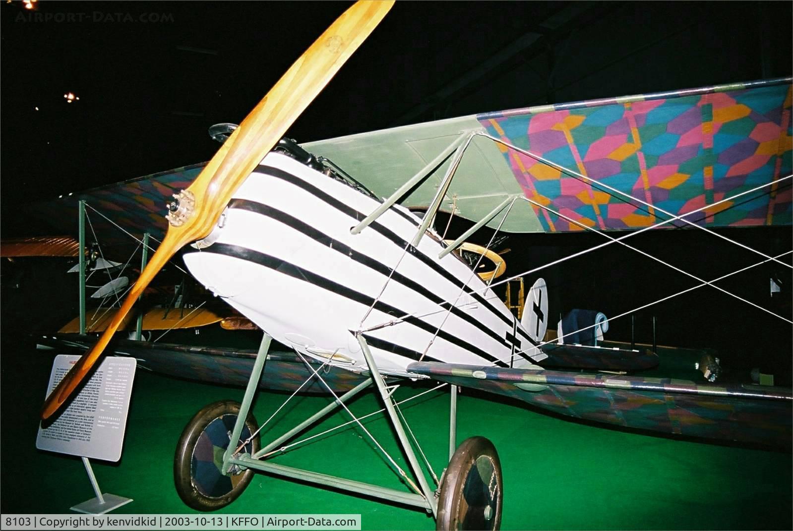 8103, 1918 Halberstadt CL.IV C/N 4205, At the Museum of the United States Air Force Dayton Ohio.