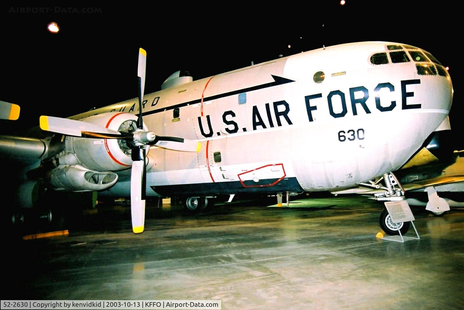 52-2630, 1952 Boeing KC-97L Stratofreighter C/N 16661, At the Museum of the United States Air Force Dayton Ohio.
